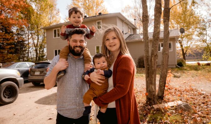 Photo of Family Smiling